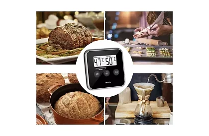 Termometru digital de bucătărie cu sondă