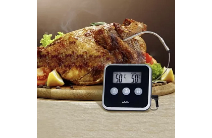 Termometru digital de bucătărie cu sondă