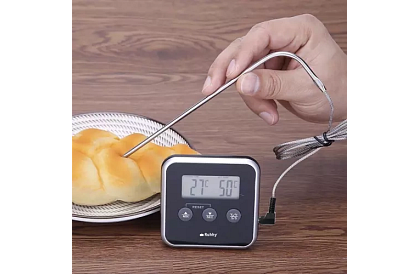 Termometru digital de bucătărie cu sondă