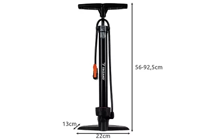 Pompa pentru bicicletă 16 BAR / 230 PSI – cu manometru