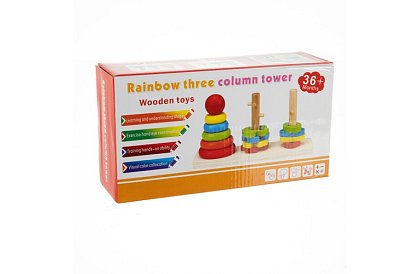 Puzzle din lemn pentru copii – sortator de forme