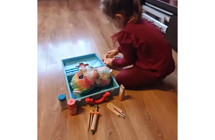 Trusă medicală pentru copii cu accesorii – doctor mic