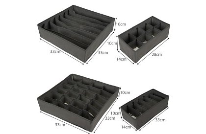 Organizator pentru lenjerie intimă – set 4 bucăți