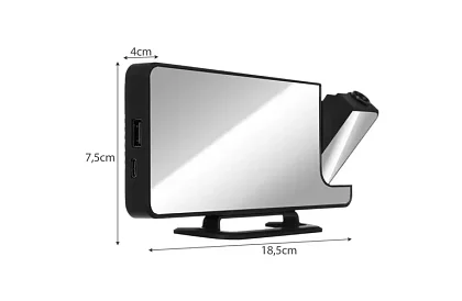 Ceasuri cu oglindă cu alarmă și proiector