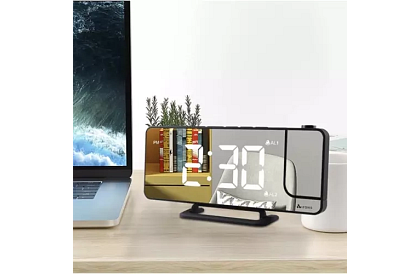 Ceasuri cu oglindă cu alarmă și proiector