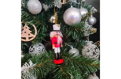 Set de ciocănele din lemn – Decorațiuni de Crăciun 5 buc.