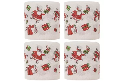 Hârtie igienică 4 bucăți – tematică de Crăciun