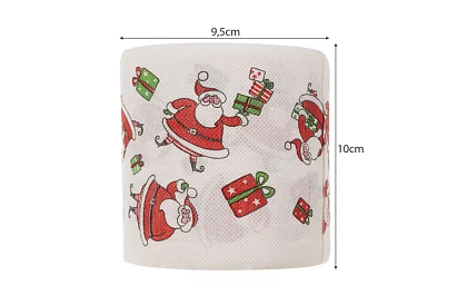 Hârtie igienică 4 bucăți – tematică de Crăciun