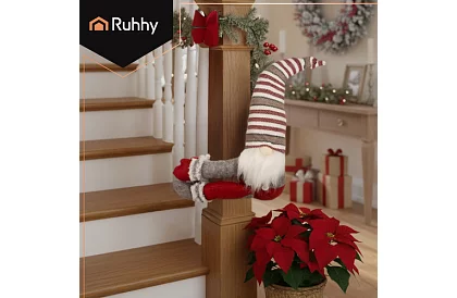 Gnom de Crăciun - spiriduș 60 cm