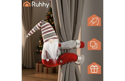 Gnom de Crăciun - spiriduș 60 cm