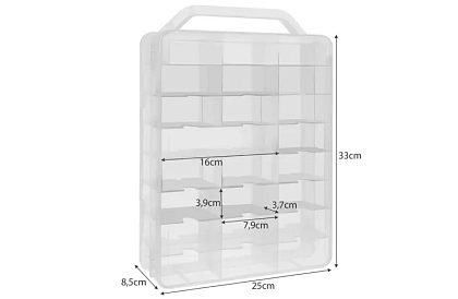 Geantă din plastic - organizator pentru mașinuțe