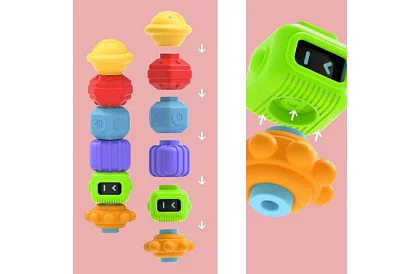 Cubul flexibil senzorial – jucărie educațională pentru copii