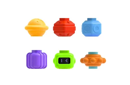 Cubul flexibil senzorial – jucărie educațională pentru copii