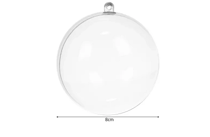 Bile transparente pliabile 12 buc – set creativ