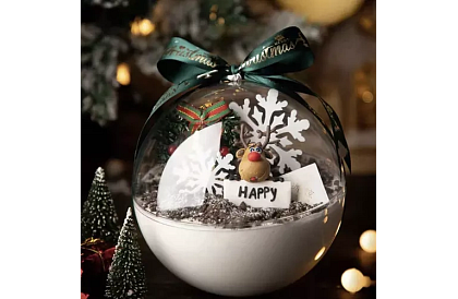 Bile transparente pliabile 12 buc – set creativ