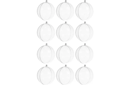 Bile transparente pliabile 12 buc – set creativ