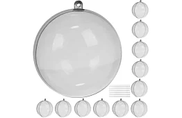 Bile transparente pliabile 12 buc – set creativ