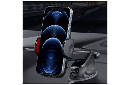 Suport pentru telefon în mașină cu ventuză -  4 - 7 inci