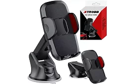 Suport pentru telefon în mașină cu ventuză -  4 - 7 inci