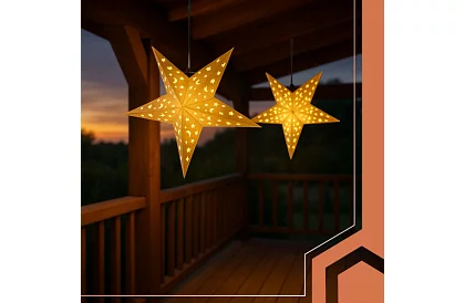 3D LED stea strălucitoare - 50 cm