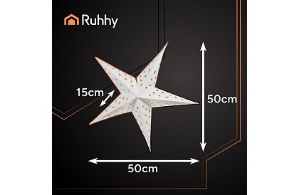 3D LED stea strălucitoare - 50 cm