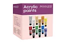 12 Culori acrilice - fiecare de 100 ml