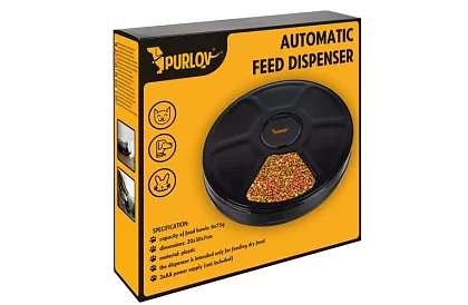 Distribuitor automat de hrană cu temporizator