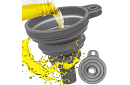 Funnel din silicon pliabil universal