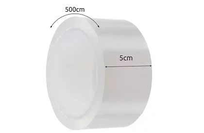 Bandă adezivă transparentă 50 mm x 5 m