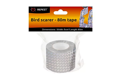 Bandă holografică pentru sperierea păsărilor - 80 metri