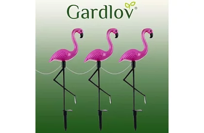 Lampa de grădină solară - Flamingo