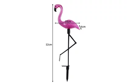 Lampa de grădină solară - Flamingo