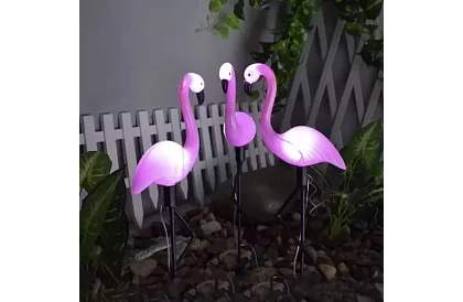 Lampa de grădină solară - Flamingo