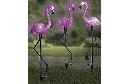 Lampa de grădină solară - Flamingo
