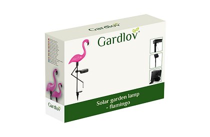 Lampa de grădină solară - Flamingo