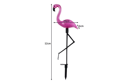 Lampa de grădină solară - Flamingo