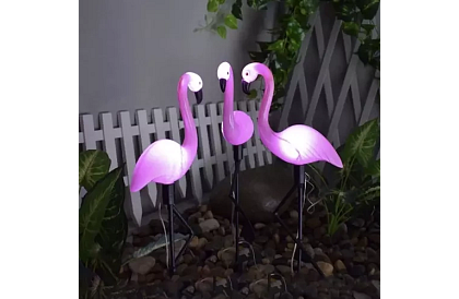 Lampa de grădină solară - Flamingo