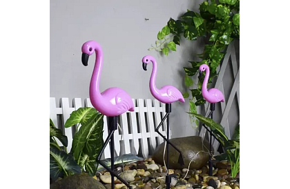 Lampa de grădină solară - Flamingo