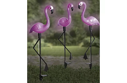 Lampa de grădină solară - Flamingo