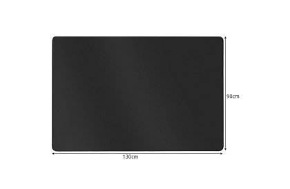 Protecția podelei sub scaun 90 × 130 cm – negru