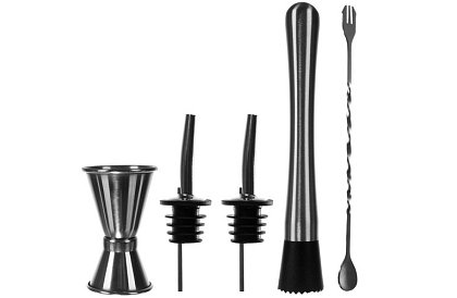 Set de barman din oțel inoxidabil – 6 buc.