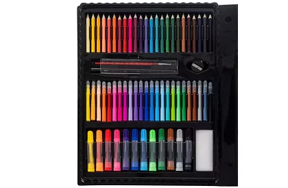 Set de artă pentru pictură - 208 piese în cutie