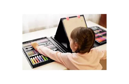 Set de artă pentru pictură - 208 piese în cutie