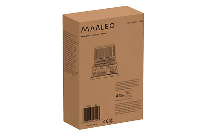 Set de pictură în cutie de lemn – 130 de articole