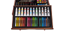 Set de pictură în cutie de lemn – 130 de articole