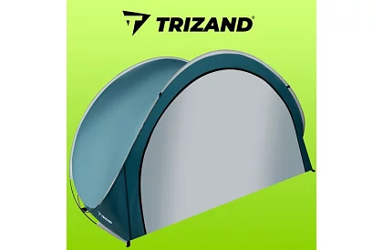 Cort de plajă auto-deschis pentru 3 persoane – 200 × 120 × 110 cm