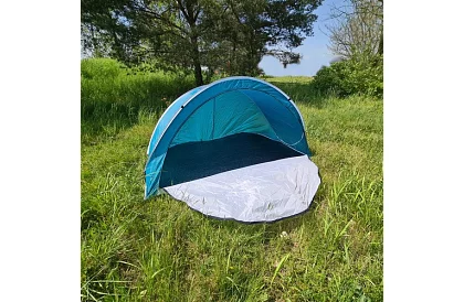 Cort de plajă auto-deschis pentru 3 persoane – 200 × 120 × 110 cm