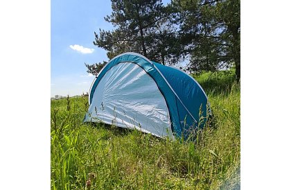 Cort de plajă auto-deschis pentru 3 persoane – 200 × 120 × 110 cm