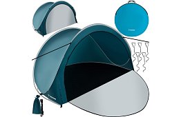 Cort de plajă auto-deschis pentru 3 persoane – 200 × 120 × 110 cm