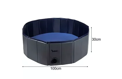 Piscină pliabilă pentru câine - 100 x 30 cm